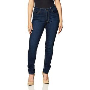 Levi's 711 Skinny Midrise Cobalt Overboard Women's Sz 27 x 30